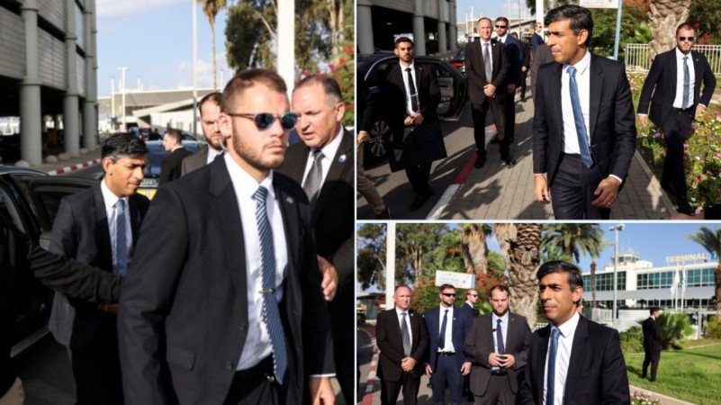 अमेरिका के बाद अब ब्रिटेन ने भी दिया इजरायल को समर्थन, हाल लेने  ऋषि सुनक पहुंचे तेल अवीव