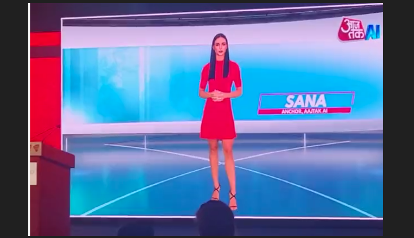 इंडिया टुडे ग्रुप ने लांच की देश की पहली AI एंकर सना ;पीएम मोदी से क्या बात की सना ने   