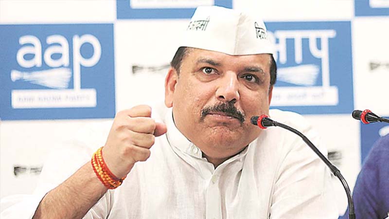 जेल से बाहर आने के बाद भी संजय सिंह के वही पुराने तेवर..बोले कि आप आंदोलन से जन्मी पार्टी है, कुछ लोग हमें तोड़ना चाह रहे लेकिन हम किसी से नहीं डरते..!