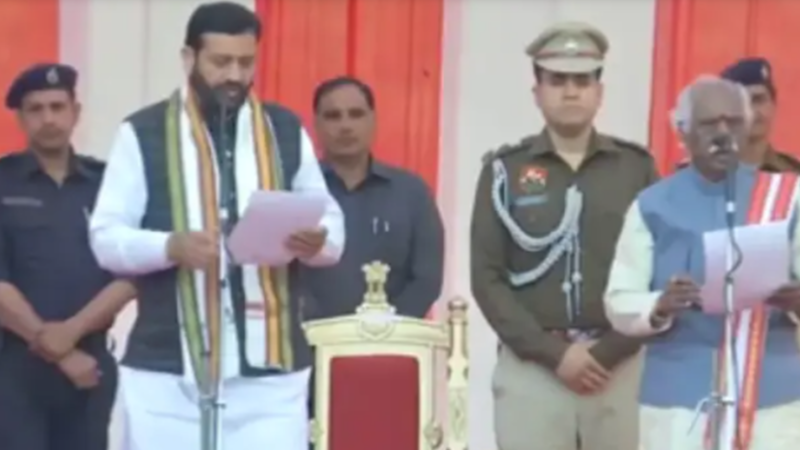 नायब सिंह सैनी ने संभाली हरियाणा की कमान , ली नए मुख्यमंत्री की शपथ 