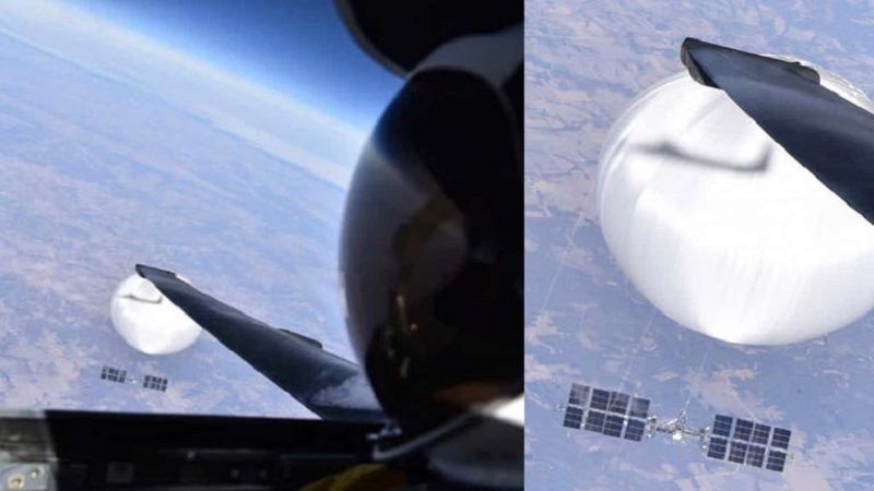 Chinese Spy Balloon : फोड़ने से पहले चीन के जासूसी गुब्बारे के साथ 60,000 फीट की ऊंचाई पर अमेरिकी पायलट ने ली थी सेल्फी