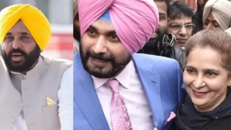 सिद्धू ने गिफ्ट की थी भगवंत मान को पंजाब सीएम की कुर्सी ', नवजोत सिद्धू की पत्नी के दावे से मचा बवाल 