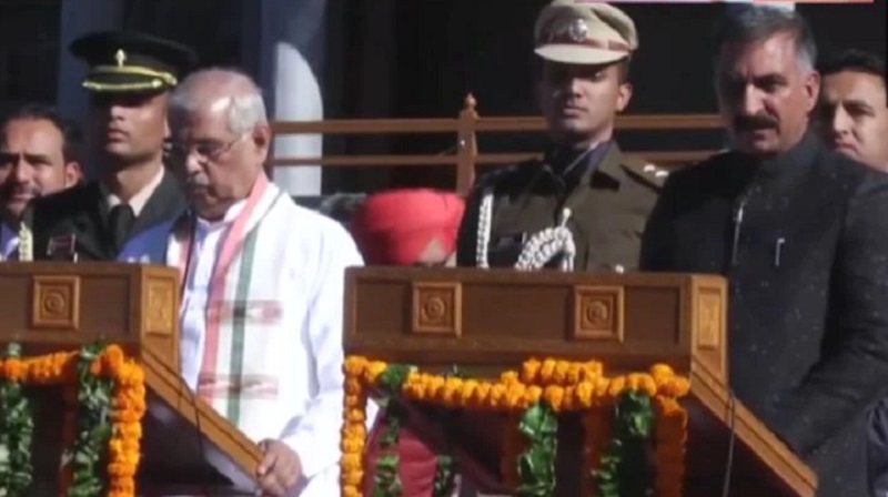 हिमाचल प्रदेश इलेक्शन रिजल्ट 2022 : सुक्खू के हाथ में हिमाचल की कमान... मुकेश अग्निहोत्री ने भी ली डिप्टी सीएम की शपथ