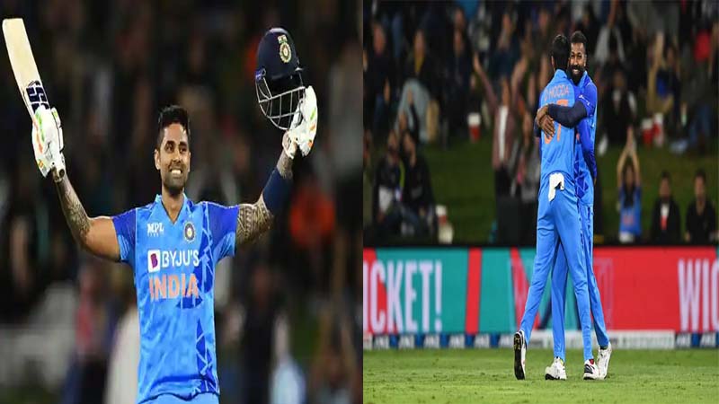 भारत के सूर्या की तूफानी बल्लेबाजी में उड़ा न्यूजीलैंड, 65 रनों के अंतर से गंवाया दूसरा टी-20 मैच