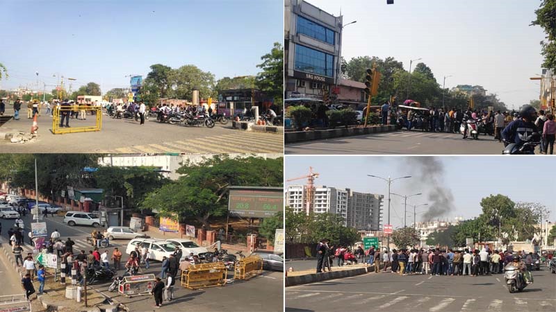 जयपुर में हुए गोगामेड़ी हत्याकांड से पूरे राजस्थान में विरोध प्रदर्शन चरम पर, पुलिस को करनी पड़ रही है खासी मशक्कत  