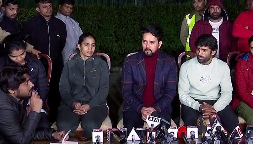 Wrestlers protest: पेंच अब भी हैं उलझे, पहलवानों ने सामूहिक रूप से सोशल मीडिया पर किया निगरानी कमेटी के गठन के तरीके का विरोध 