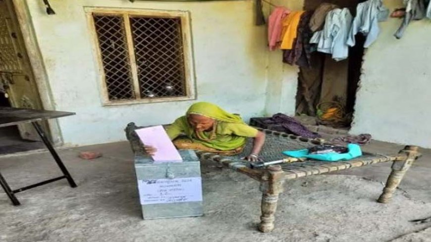 राजस्थान विधानसभा उपचुनाव 2024, होम वोटिंग: पहले दिन 900 मतदाताओं ने वोट डाले