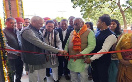 Rajasthan:  शिक्षा मंत्री एवं संसदीय कार्य मंत्री ने किया लघु उद्योग भारती के कौशल विकास केंद्र का लोकार्पण