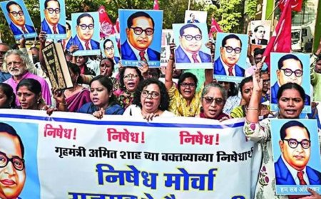 कांग्रेस का अमित शाह के खिलाफ प्रदर्शन: सभी जिलों में मार्च, 150 शहरों में प्रेस वार्ता