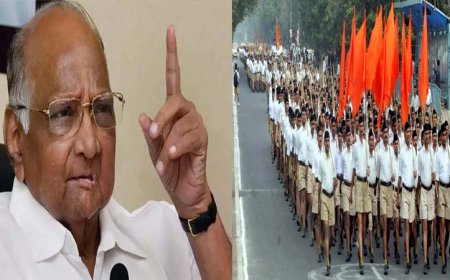 अजित पवार के साथ पुनर्मिलन की अटकलों के बीच शरद पवार ने आरएसएस की प्रशंसा की..!