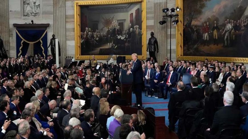 डोनाल्ड ट्रंप ने 47वें अमेरिकी राष्ट्रपति के रूप में शपथ ली