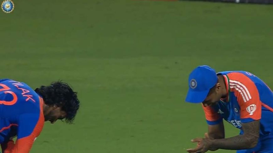 भारत के कप्तान सूर्यकुमार यादव ने चेन्नई में ऐतिहासिक जीत के बाद तिलक वर्मा को किया सलाम