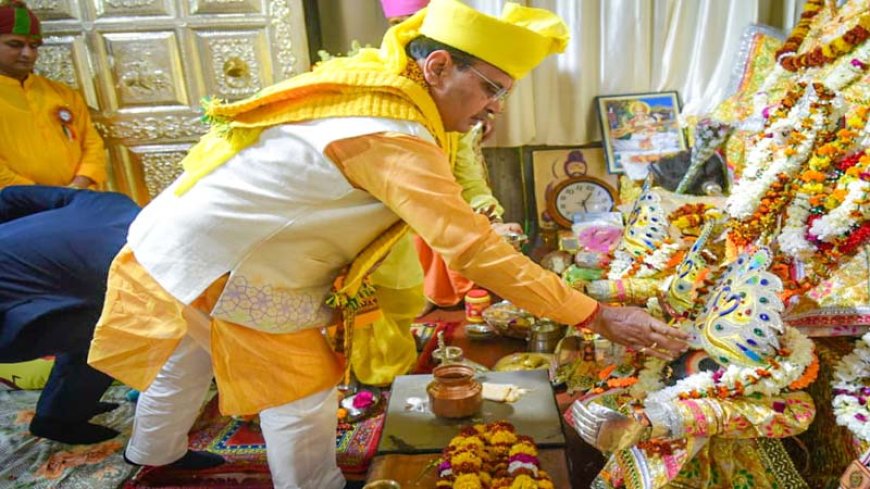 विरासत के संरक्षण के लिए आस्था धामों का किया जा रहा विकास, 5 साल में युवाओं के लिए सृजित होंगे 10 लाख रोजगार के अवसर: सीएम भजनलाल शर्मा