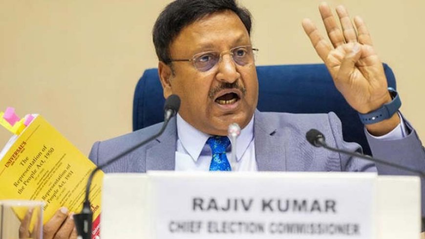 चुनाव आयोग प्रमुख का विदाई भाषण, ‘गुमराह करने वाले नैरेटिव’ पर चिंता व्यक्त की