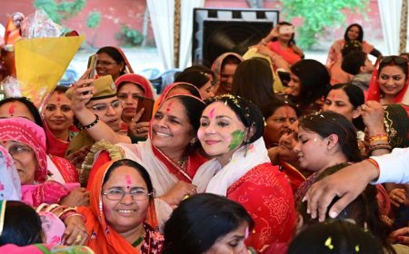 Rajasthan: जगह- जगह हो रहे फागोत्सव के आयोजन, डिप्टी सीएम दिया कुमारी के सिविल लाइंस कार्यालय पर "फूलों संग होली" कार्यक्रम का आयोजन