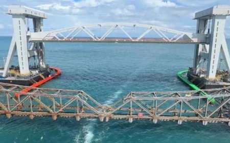 रामेश्वरम: पीएम नरेंद्र मोदी राम नवमी पर भारत के पहले वर्टिकल लिफ्ट सी ब्रिज का उद्घाटन करेंगे