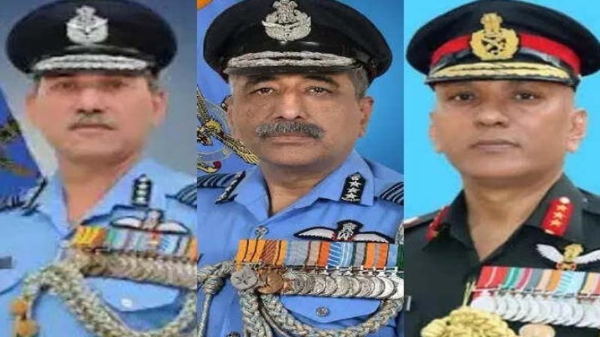 IAF को मिलेगा नया उप-प्रमुख, तीनों सेनाओं को नया CISC, उत्तरी कमान को नया सैन्य कमांडर