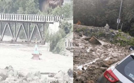 हिमाचल में बादल फटने और बाढ़ से तबाही: 2 की मौत, 20 लापता, 5 जिलों में अलर्ट जारी