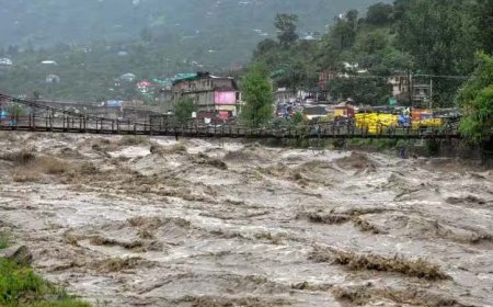 हिमाचल प्रदेश में मूसलधार बारिश, बाढ़ और भूस्खलन से भारी तबाही