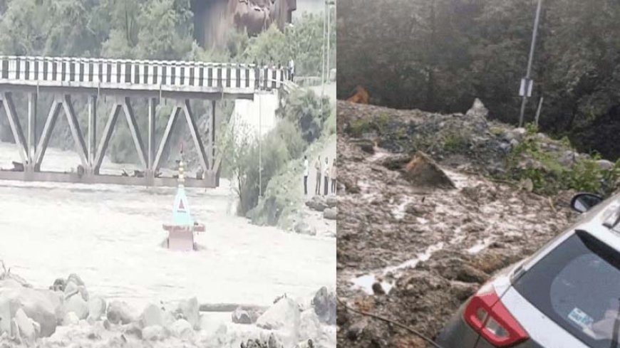 हिमाचल में बादल फटने और बाढ़ से तबाही: 2 की मौत, 20 लापता, 5 जिलों में अलर्ट जारी