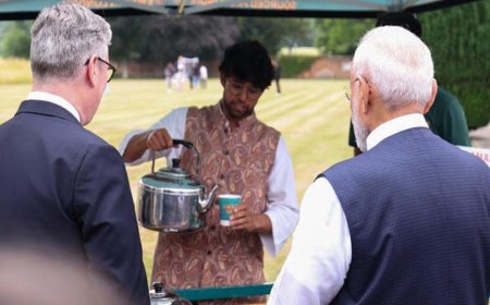 "एक चायवाले से दूसरे चायवाले तक": ब्रिटेन में भारतीय टी-सेलर की पीएम मोदी से मुलाकात वायरल