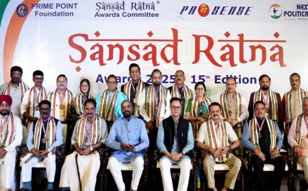 संसदीय प्रदर्शन के लिए 17 सांसदों को मिला 'संसद रत्न पुरस्कार 2025'