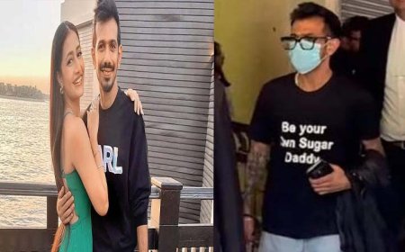 युजवेंद्र चहल के ‘बी युअर ओन शुगर डैडी’ लिखी टीशर्ट पहनने पर धनश्री वर्मा की कड़ी प्रतिक्रिया..!