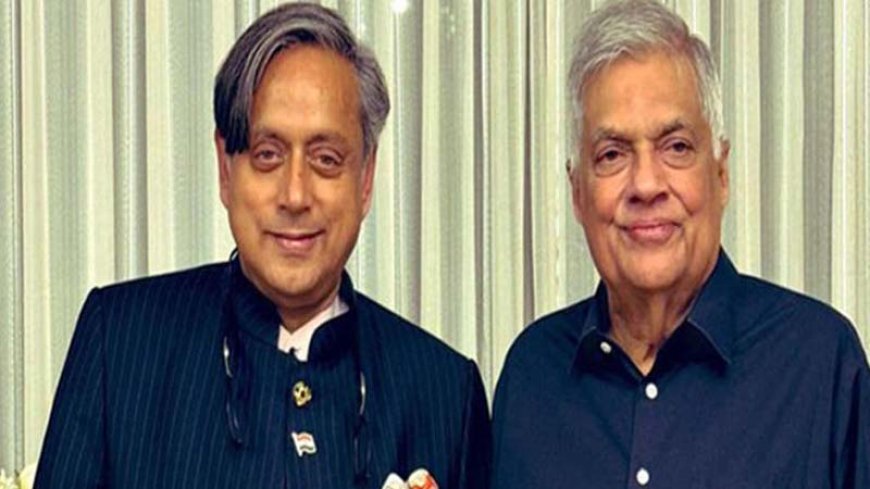 “बदले की राजनीति”: श्रीलंका के पूर्व राष्ट्रपति रानिल विक्रमसिंघे की गिरफ्तारी पर शशि थरूर का हमला