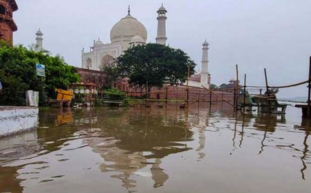 मथुरा को राहत, आगरा में यमुना का बढ़ता जलस्तर संकट