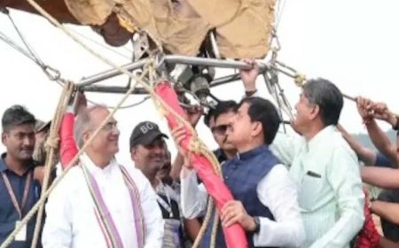 हॉट एयर बैलून में चढ़े सीएम मोहन यादव पर उड़ान रह गयी अधूरी, बचे बाल-बाल..!