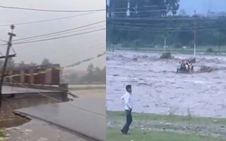 देहरादून में बादल फटने से तबाही, 2 लापता; कारें-दुकानें बहीं, स्कूल बंद