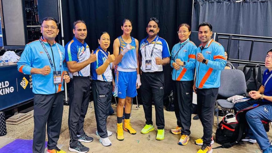 विश्व मुक्केबाजी चैंपियनशिप: भारत के तीन पदक पक्के, निकहत ज़रीन बाहर