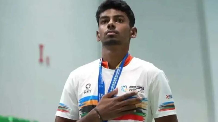 “42 किलोमीटर मैराथन में स्वर्ण, 1000 मीटर स्प्रिंट में भी स्वर्ण और 500 मीटर में कांस्य...22 वर्षीय स्केटिंग स्टार ने इतिहास रचा