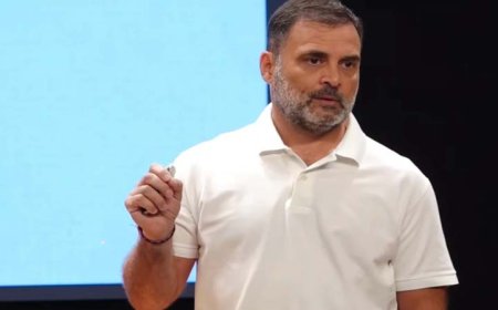 'भारत में लोकतंत्र पर हमला': कोलंबिया में राहुल गांधी का बयान, BJP ने Lop को कहा , ''leader of propaganda''