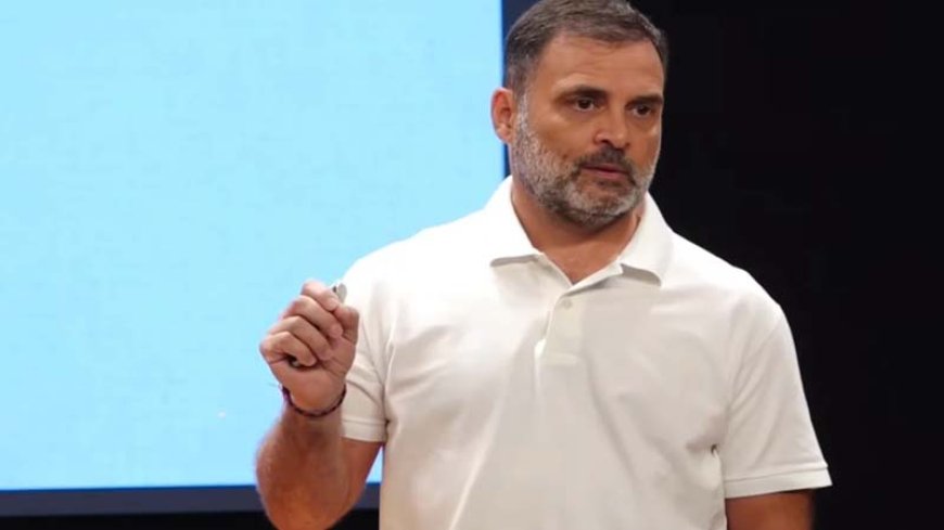 'भारत में लोकतंत्र पर हमला': कोलंबिया में राहुल गांधी का बयान, BJP ने Lop को कहा , ''leader of propaganda''