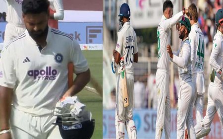 हे हरिराम श्रीकृष्ण जगन्नाथम ये क्या हुई..जीत के लिए124 रनों का छोटा लक्ष्य हासिल कर जीत सुनिश्चित करने के लिए बढ़ती टीम इंडिया और पहले टेस्ट में दक्षिण अफ्रीका से 30 रनों से हार बैठी..!