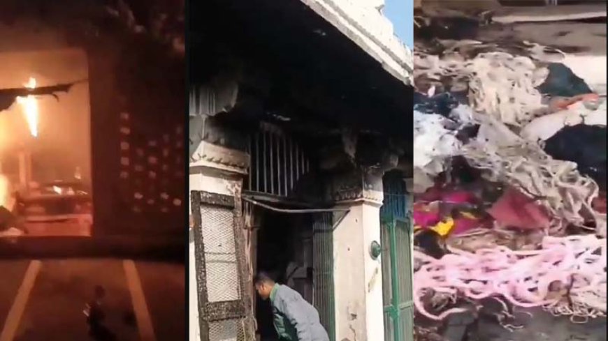 मिर्जापुर में नशे में धुत युवकों ने मस्जिद में लगाई आग, तीन गिरफ्तार; भारी सुरक्षा तैनात