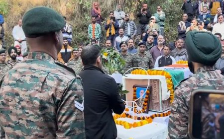 सांबा में सहकर्मी  की हत्या की घटना: जूनियर कमीशंड अफसर की हत्या के आरोपी सैनिक की गिरफ्तारी, शहीद जेसीओ का सैन्य सम्मान के साथ अंतिम संस्कार