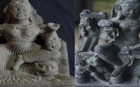 कश्मीर के बारामूला में झेलम नदी से मिली प्राचीन देवी दुर्गा की प्रतिमा, विस्तृत जांच और संरक्षण के लिए पुरातत्व विभाग को सौंपी गई