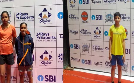 जयपुर बैडमिंटनः ओएन दीक्षित चैंपियनशिप में राशि सिंघल बनी चैंपियन, पद्मजा 2 वर्ग के फाइनल में.. मुदित पांडे ने लुड़काई प्रथम वरीयता