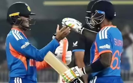 भारत बनाम न्यूजीलैंड तीसरा टी20 : अभिषेक शर्मा और सूर्यकुमार यादव की आतिशी बल्लेबाजी, भारत ने 60 गेंद शेष रहते मैच और 3-0 से सीरीज जीती