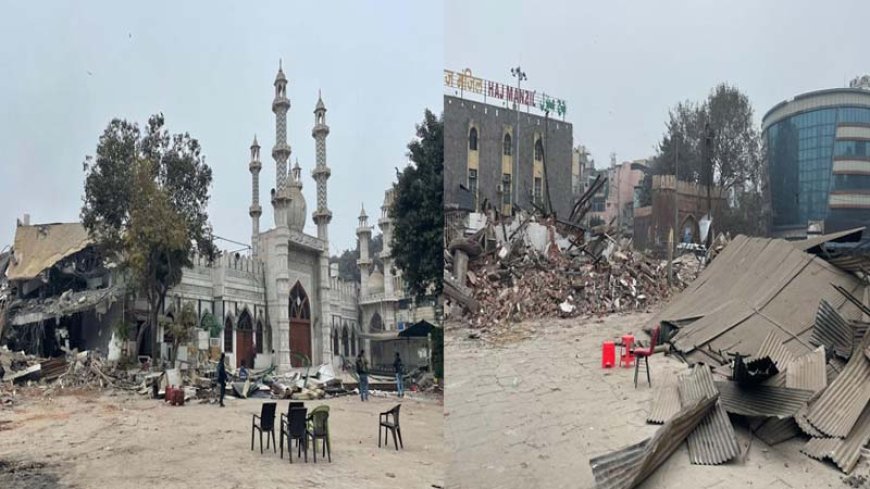 दिल्ली की मस्जिद के पास अतिक्रमण हटाने की कार्रवाई के दौरान पथराव, पुलिसकर्मियों सहित 5 घायल