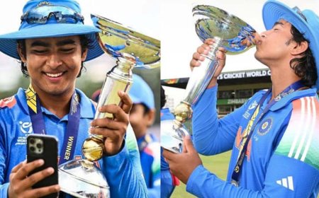 ICC अंडर-19 वर्ल्ड कप 2026 में वैभव सूर्यवंशी का रिकॉर्डतोड़ प्रदर्शन, फाइनल में भारत ने इंग्लैंड को 100 रनों से रौंदा