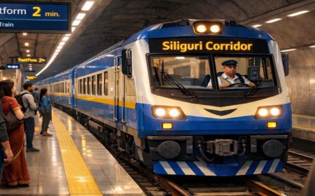 चिकन नेक’ को मिलेगा कनेक्टिविटी का बड़ा बढ़ावा! सिलीगुड़ी कॉरिडोर से होकर भूमिगत रेल मार्ग का ऐलान, जानिए रूट और प्रमुख विवरण