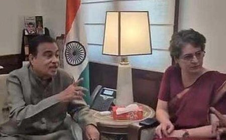 राहुल और प्रियंका ने गडकरी से मुलाकात कर राजस्थान के ट्रक-बस बॉडी बिल्डर्स की समस्याओं के समाधान की मांग की