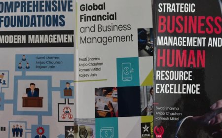एमबीए छात्रों के लिए समग्र और व्यावहारिक प्रबंधन अध्ययन का सशक्त मार्गदर्शन करतीं तीन पुस्तकें अब विद्यार्थियों के लिए उपलब्ध