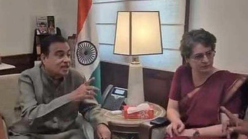 राहुल और प्रियंका ने गडकरी से मुलाकात कर राजस्थान के ट्रक-बस बॉडी बिल्डर्स की समस्याओं के समाधान की मांग की