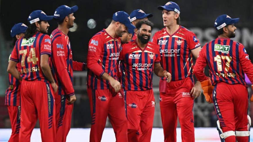 शमी की शानदार गेंदबाज़ी बेकार, लखनऊ सुपर जायंट्स को राजस्थान रॉयल्स से 40 रन की हार