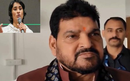 विनेश फोगाट विवाद पर बृजभूषण शरण सिंह का बयान: ‘देवी जी मेरे लिए रायता फैलाकर चली गई हैं..’