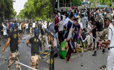 कोलकाता में बुलडोजर कार्रवाई के खिलाफ प्रदर्शन हिंसक, 3 पुलिसकर्मी घायल